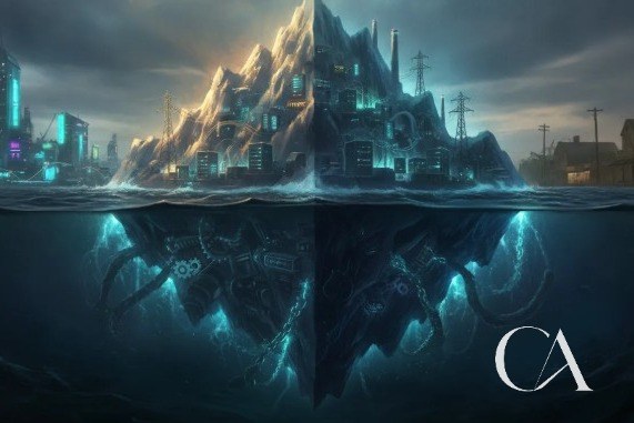 The AI Debt Iceberg: Hidden Leverage, Rising Yields, and the Two-Speed Economy